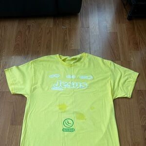 Hanes Yellow Graphic T-Shirt